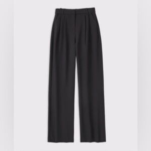 Curve Love A&F Sloane Tailored Wide Leg Pant